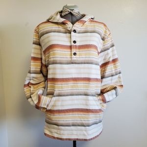Men's Pendleton Stripe Pullover Hoodie sz S